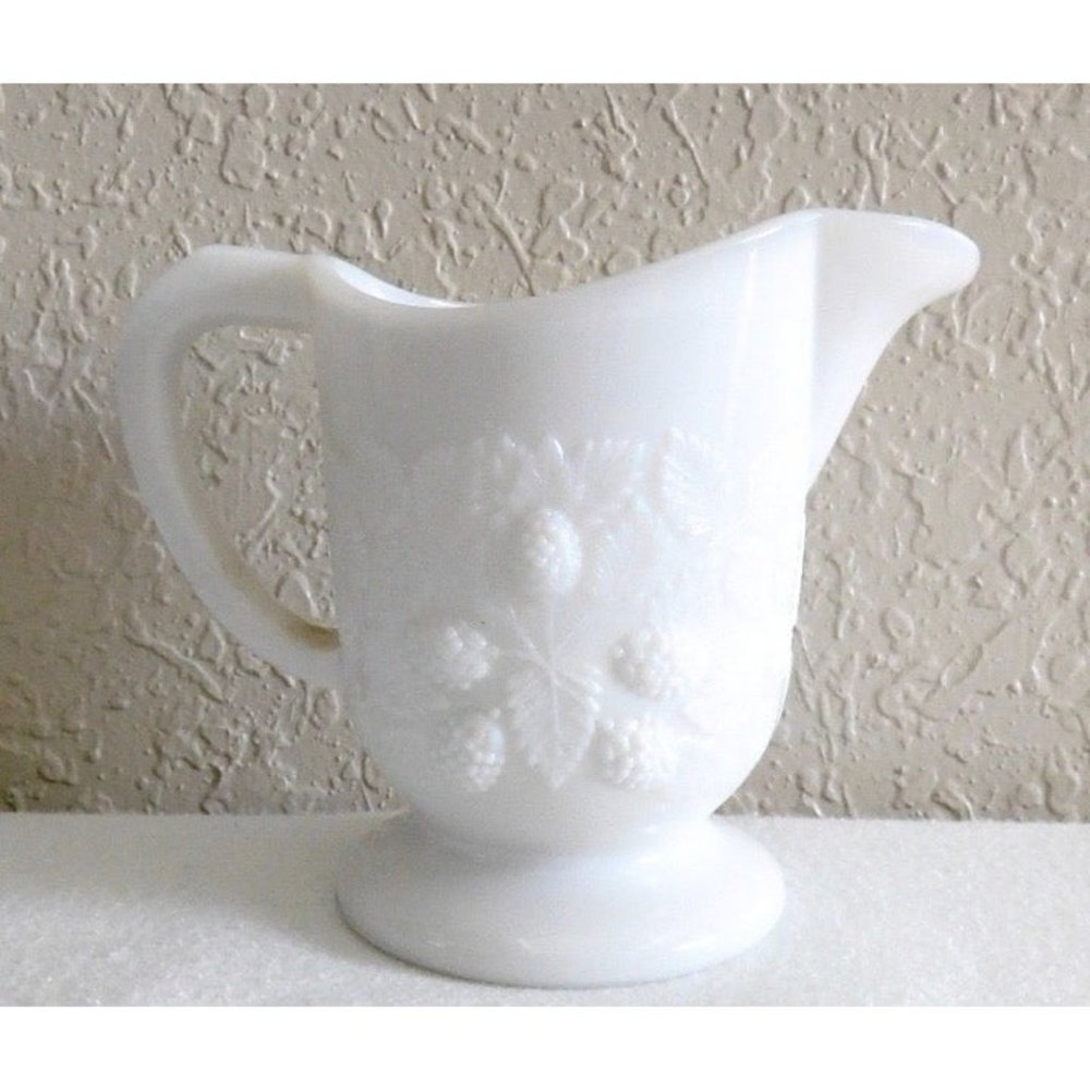 Vintage Westmoreland Milk Glass Open Top Creamer